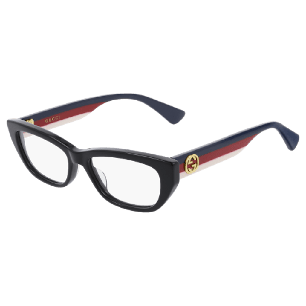 メガネ GUCCI Gucci - GG0277O-005 - black-multicolor-transparent Gucci / GG0277O / BLACK-MULTICOLOR-TRANSPARENT / NYLON