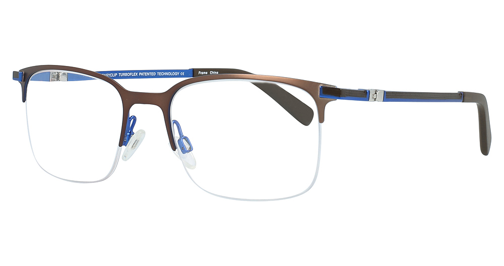 Matt Dark Brown & Blue