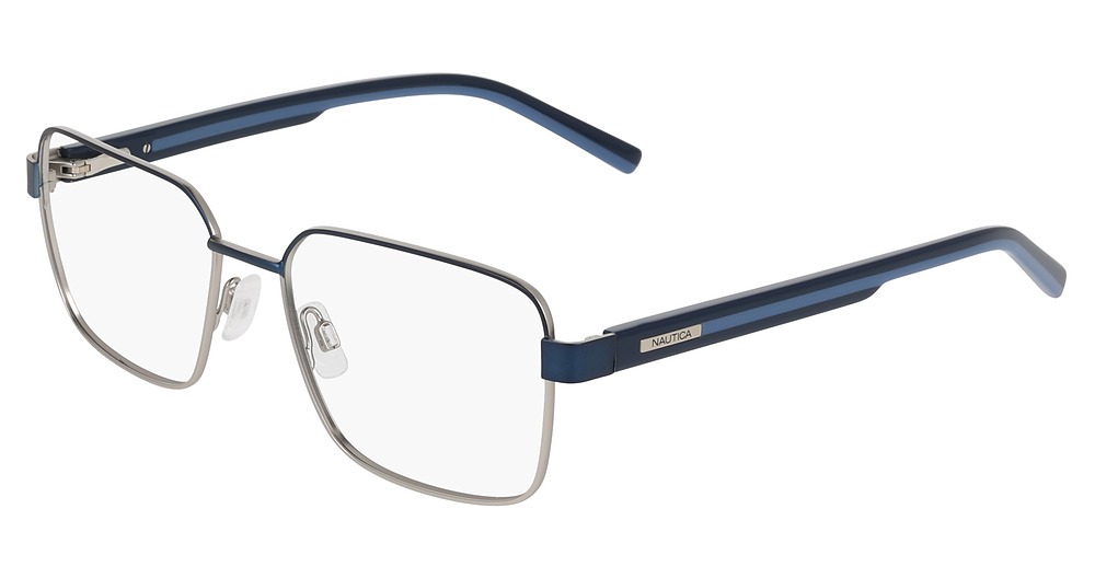 SATIN NAVY/SILVER