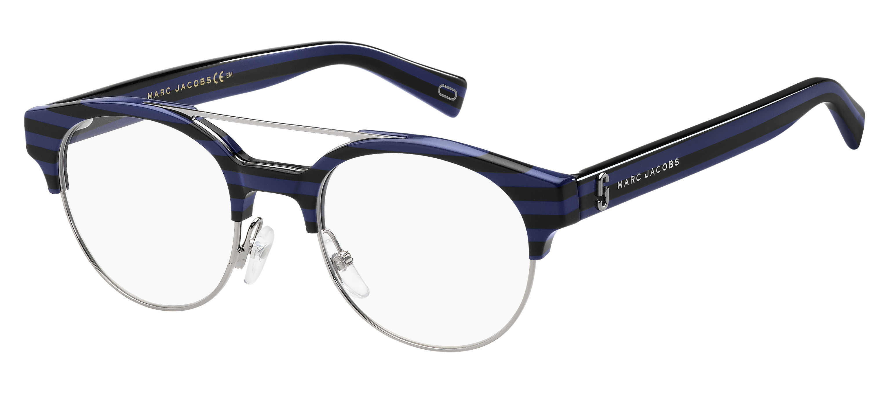 Marc Jacobs Marc 316 square eyeglasses in Striped Blue