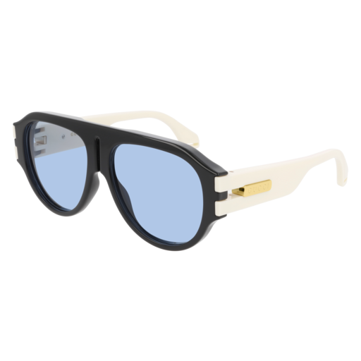 Gucci GG0665S round sunglasses in Black