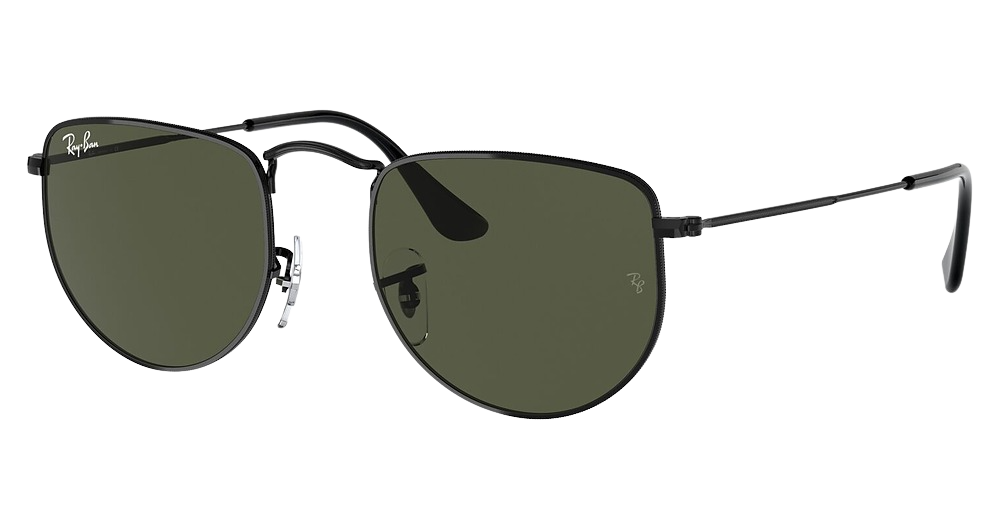 Ray-Ban RB3958 ELON square sunglasses in Black/Green