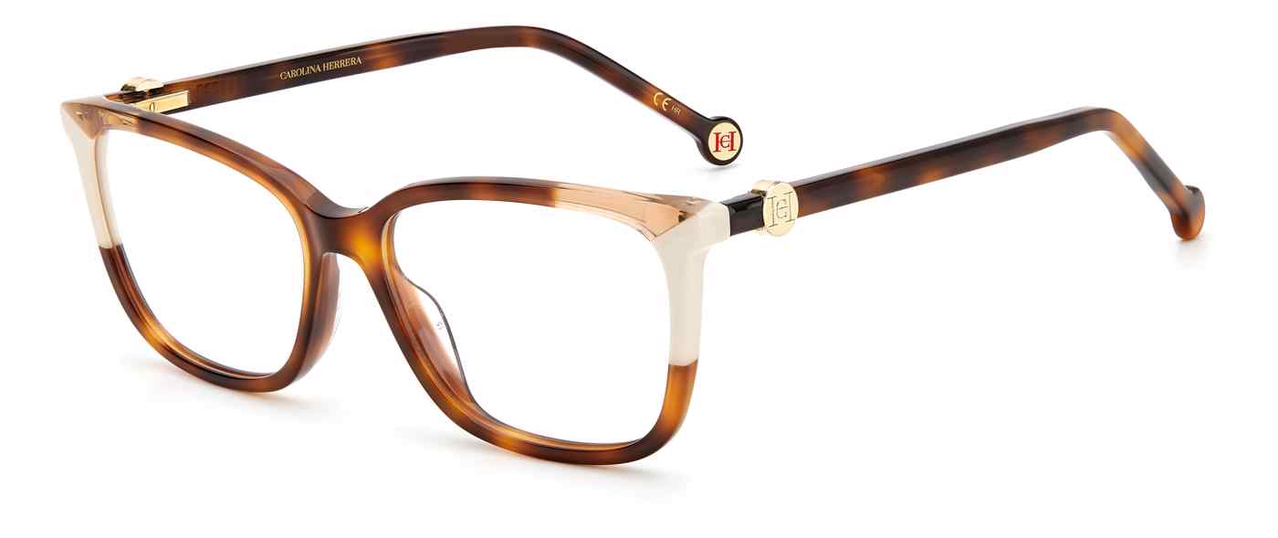 Carolina Herrera CH-0055 eyeglasses in Havana Ivory