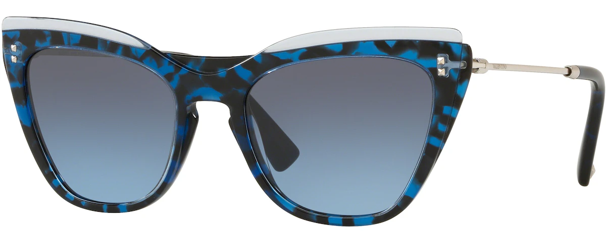 TRANSPARENT AZURE/HAVANA BLU