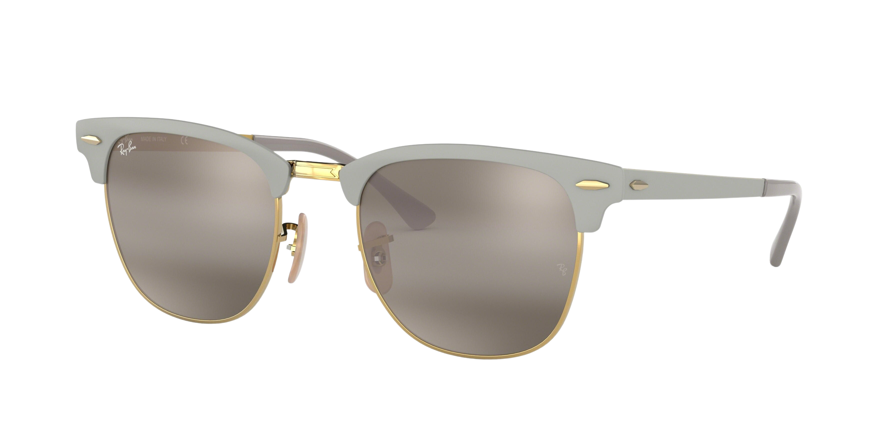 Ray-Ban RB3716 square sunglasses in Gold on Top Matte Gre