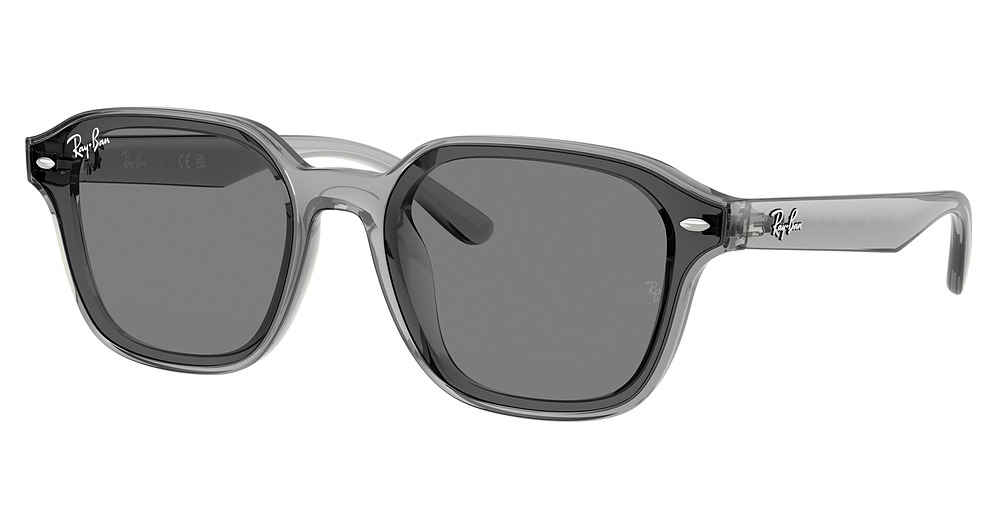 Ray-Ban RB4458D round sunglasses in Transparent Grey/Dark Grey