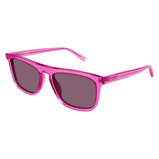 Saint Laurent SL 586 aviator sunglasses in Fuchsia/Violet