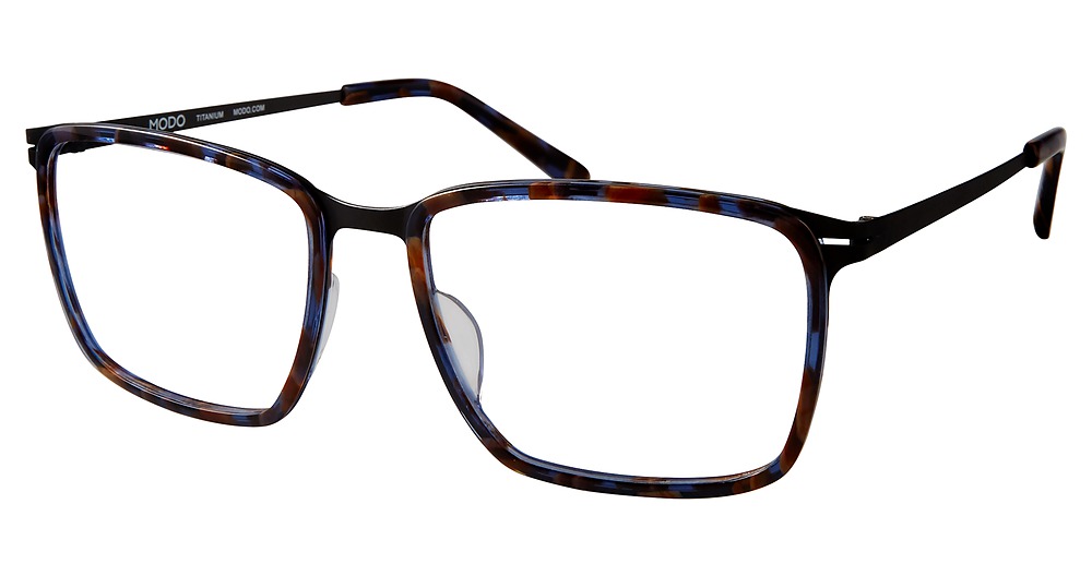 Modo 4516 rectangle eyeglasses in Navy Marble
