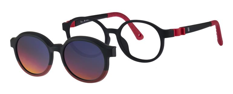 MATTE BLACK/RED