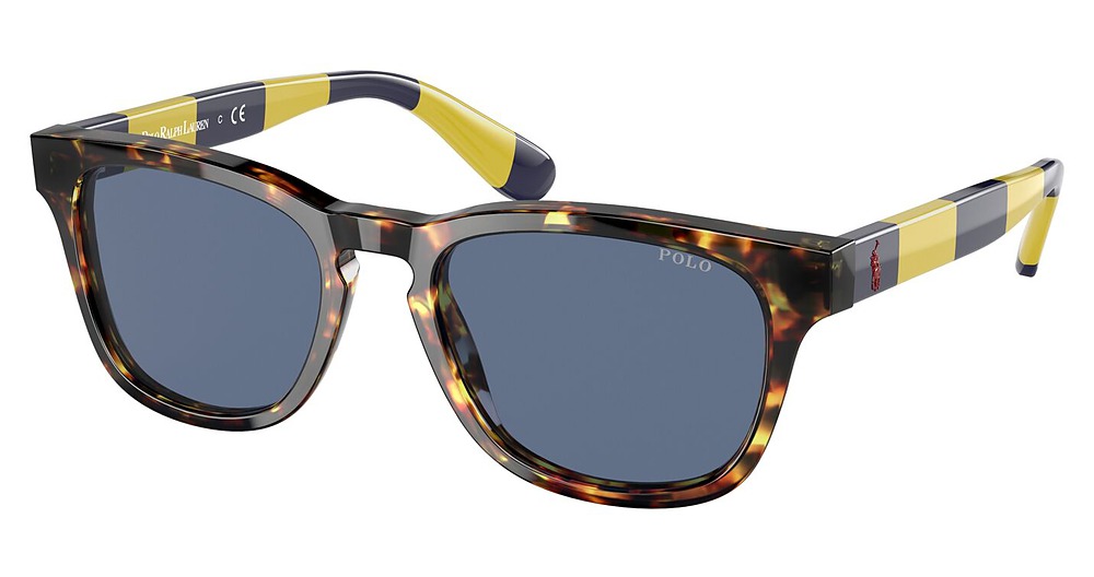 SHINY ANTIQUE TORTOISE / DARK BLUE