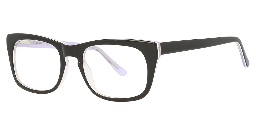 Black Over White Crystal