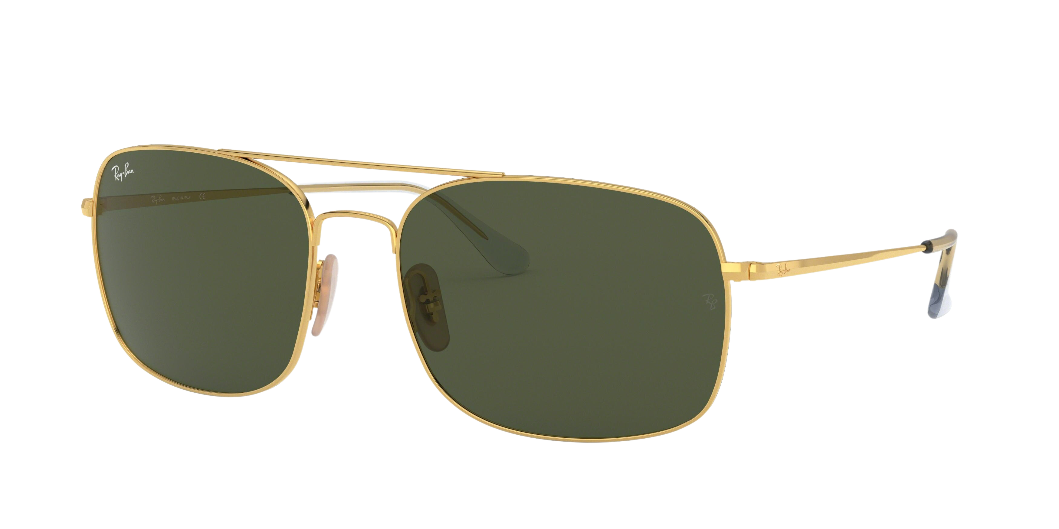 Ray-Ban RB3611 aviator sunglasses in Gold