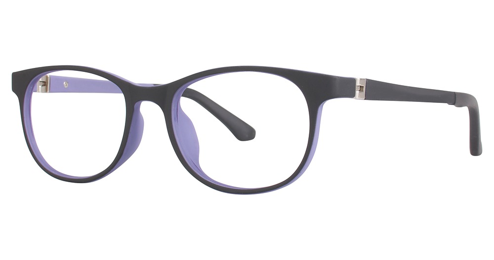 black matte/purple
