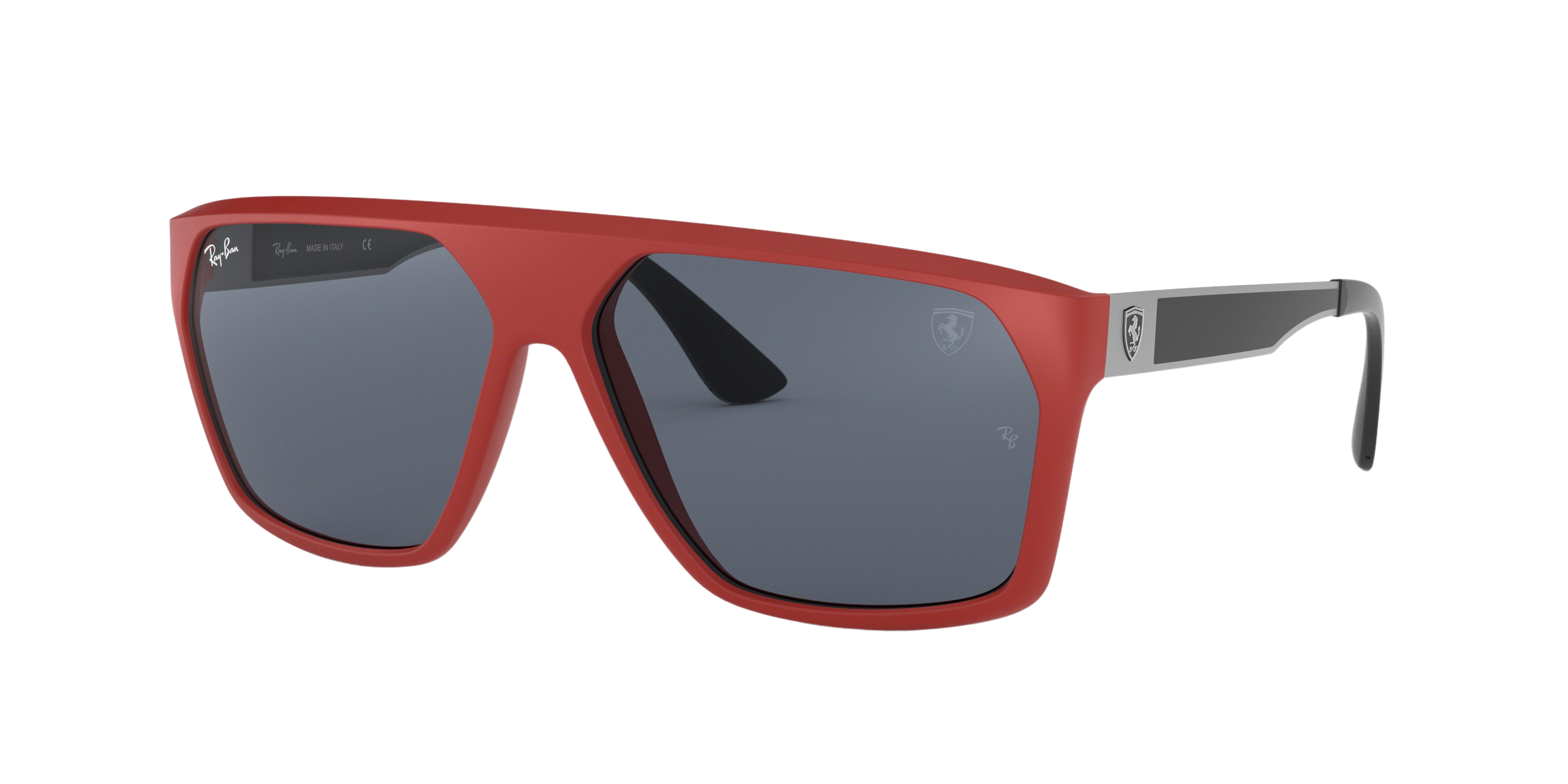 Ray-Ban RB4309M square sunglasses in Matte Red