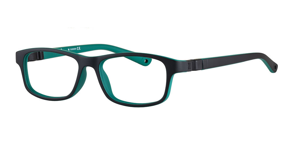SATIN BLACK/GREEN