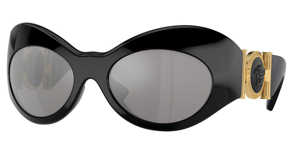 BLACK / LIGHT GREY MIRROR SILVER 80