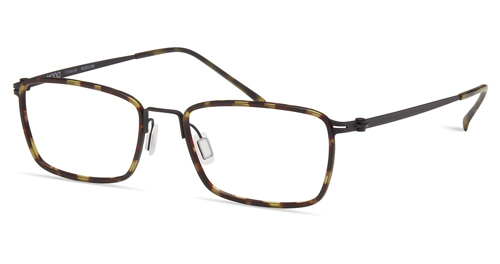 Modo 4427 rectangle eyeglasses in Green Tortoise
