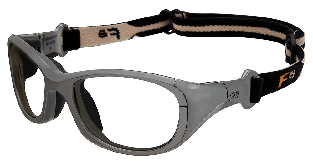 Shiny Gunmetal / Clear With Silver Flash Mirror