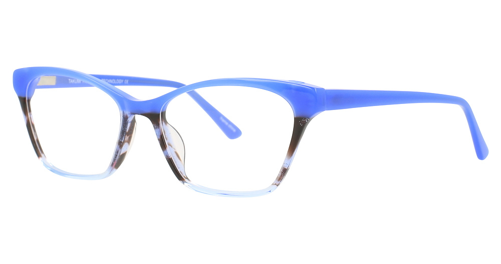 Blue & Marbled Light Blue & Dark Brown/Blue
