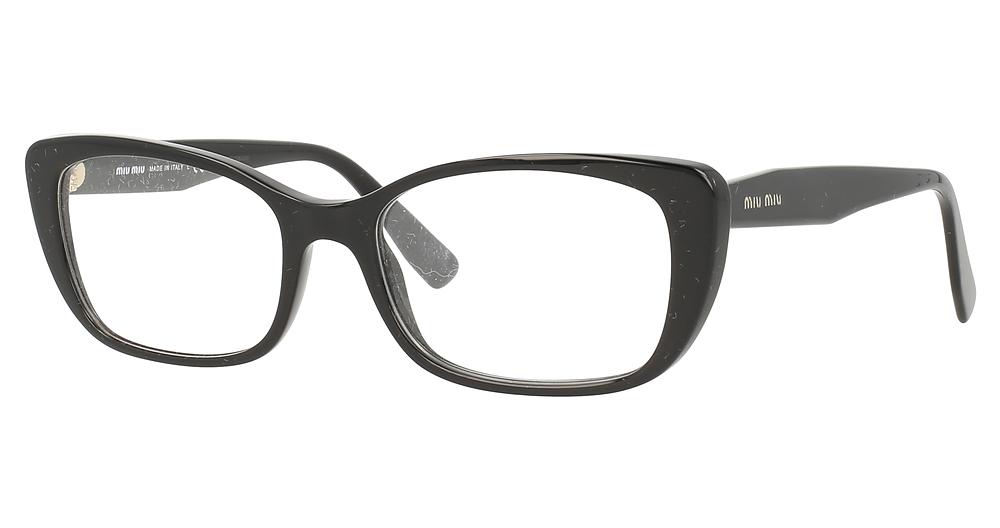 Miu Miu MU 07TV round eyeglasses in Black