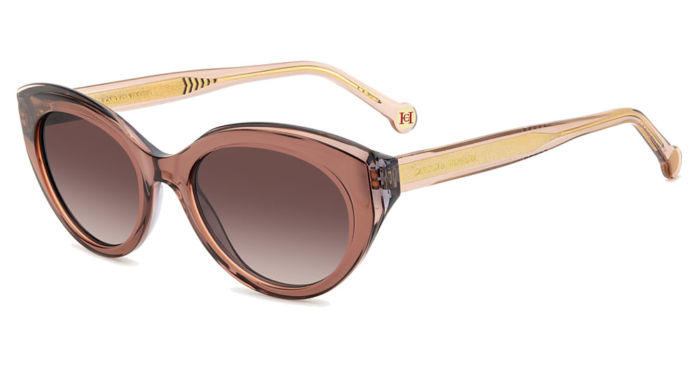 Carolina Herrera HER 0250/S cateye sunglasses in LT Brown L/Brown Shaded