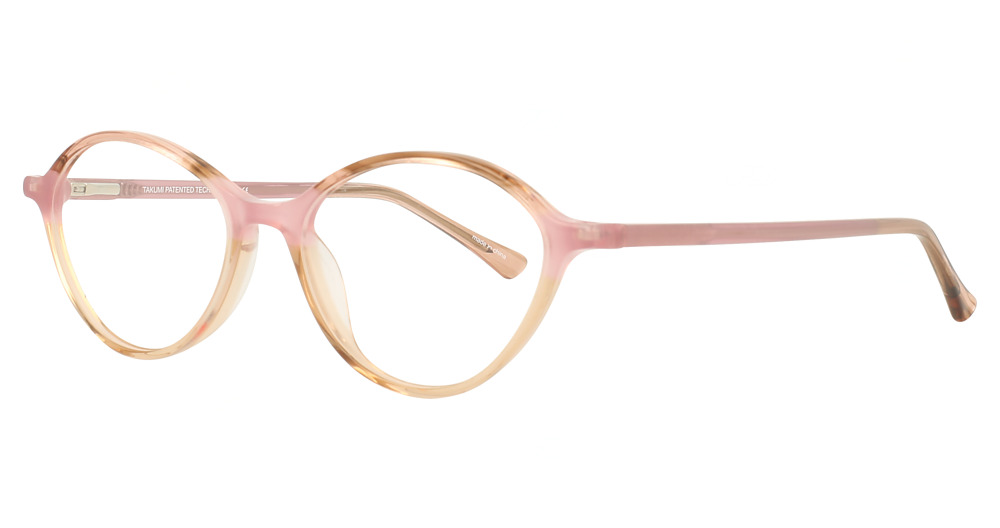 Brown & Pink & Peach Crystal