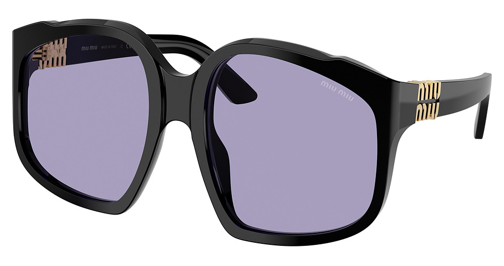 Miu Miu MU A07S sunglasses in Black/Violet