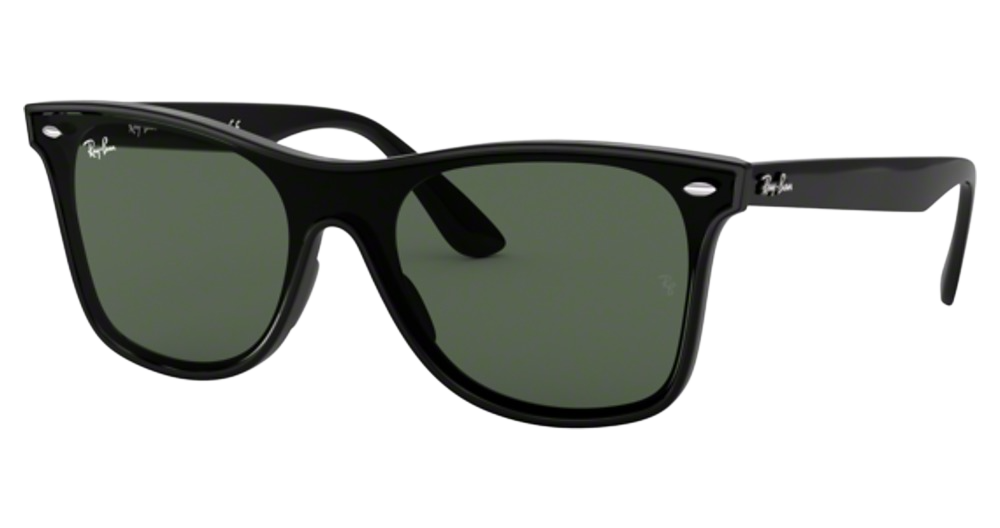 Ray-Ban RB4440N BLAZE WAYFARER square sunglasses in Black/Dark Green