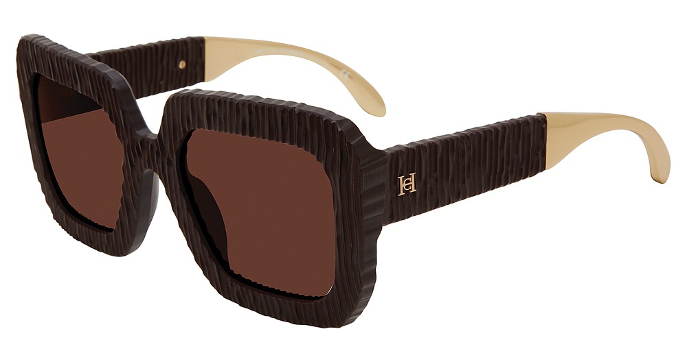 Carolina Herrera SHN600 square sunglasses in Brown 5 Gdm