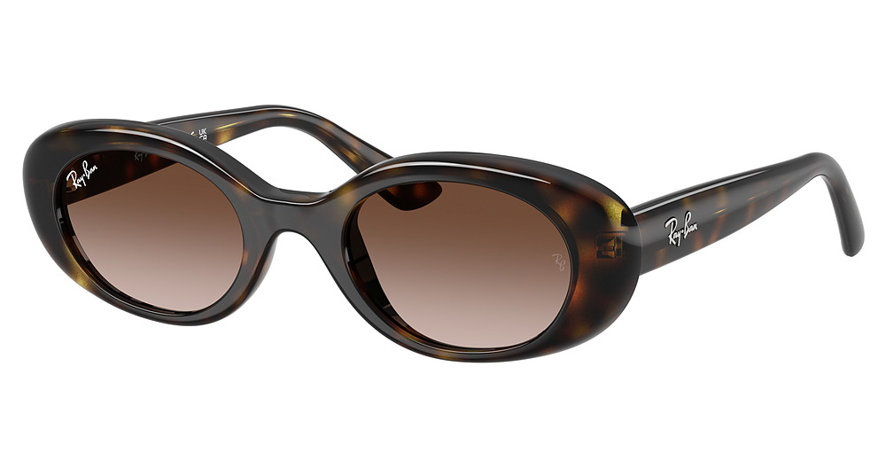 Ray-Ban RJ9141S round sunglasses in Havana/Gradient Brown