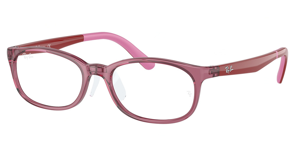 Ray-Ban RY1613D round eyeglasses in Transparent Pink