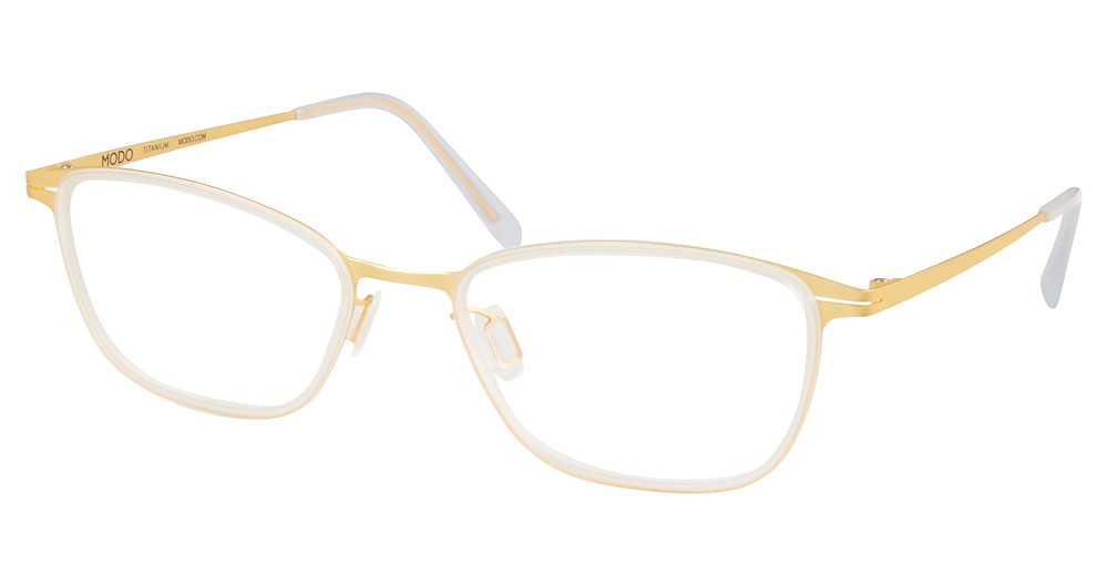 Modo 4409 round eyeglasses in Crystal