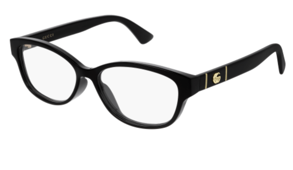 Gucci GG0639OA rectangle eyeglasses in Black Black Transparent
