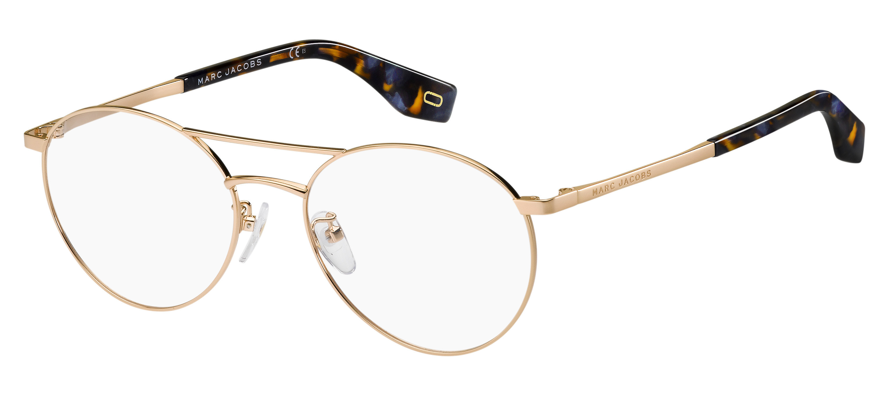 Marc Jacobs Marc 332/F round eyeglasses in Havana Burgundy Por