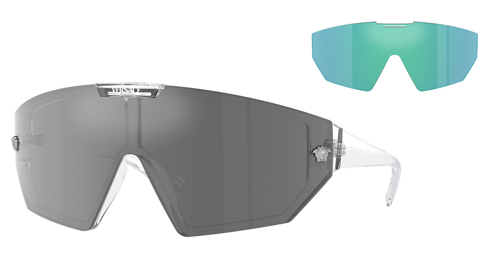 CRYSTAL / GREY MIRROR BLACK