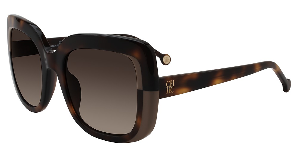 Carolina Herrera SHE786 square sunglasses in Tortoise 0752