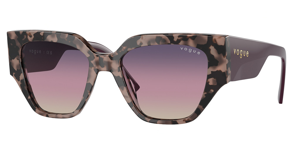 PINK TORTOISE / BROWN/VIOLET/BLUE