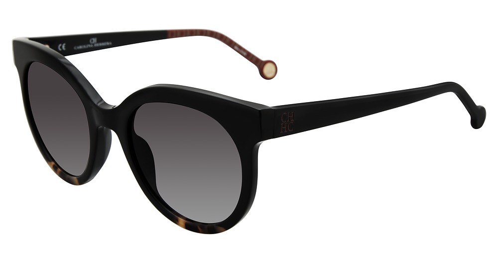 Carolina Herrera SHE745 round sunglasses in Black 0700