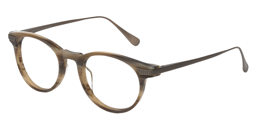 Copper Horn with Copper Brown Satin