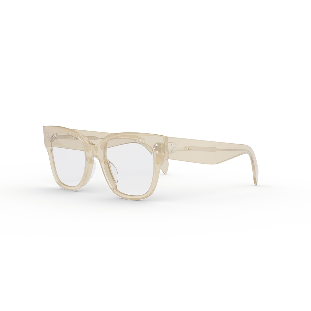 Bold 3 Dots round glasses in beige - Celine Eyewear | Mytheresa