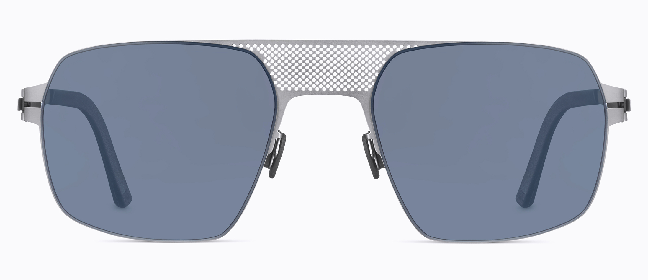 titanium matte / blue