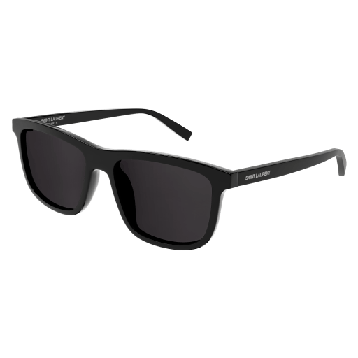 Saint Laurent SL 501 square sunglasses in Black Black Black/Black