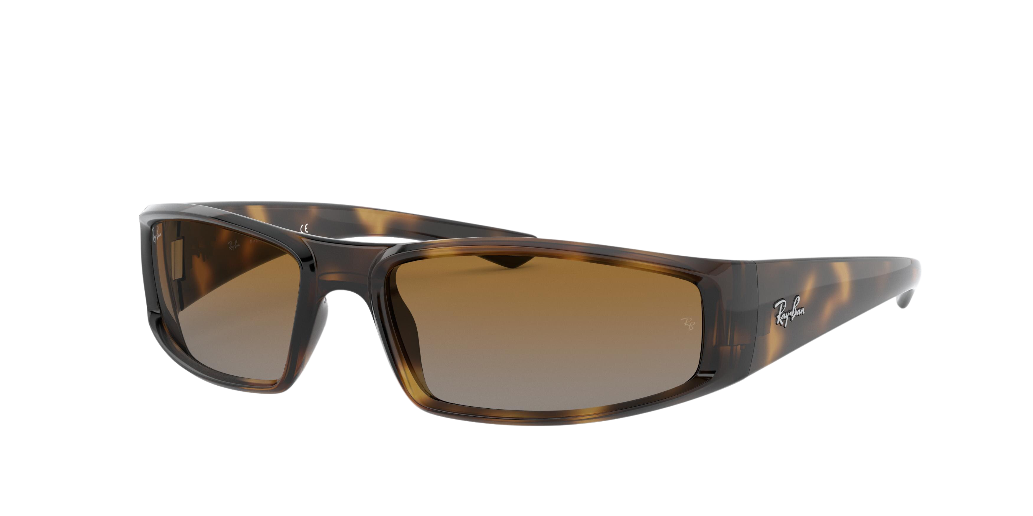Ray-Ban RB4335 rectangle sunglasses in Havana