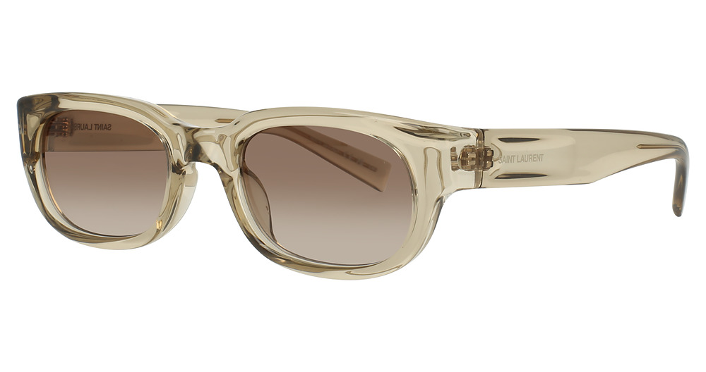 Saint Laurent SL 642 rectangle eyeglasses in Yellow
