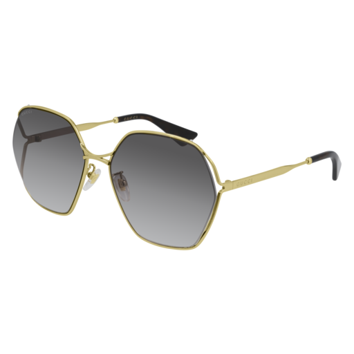 Gucci GG0818SA irregular sunglasses in Gold