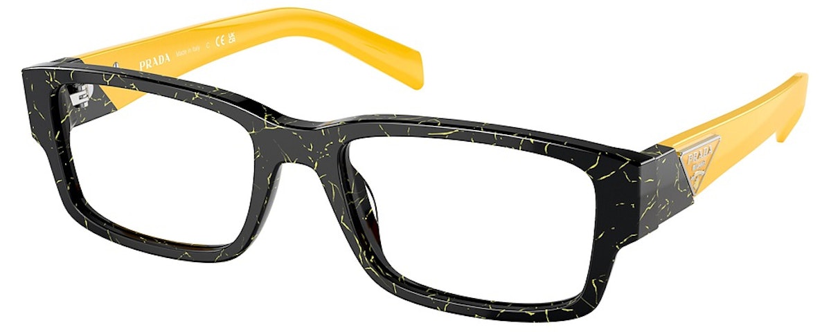 BLACK/YELLOW MARBLE