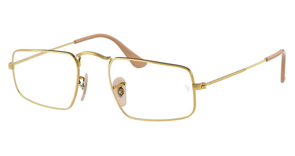 Ray-Ban RX3957V rectangle eyeglasses in Legend Gold