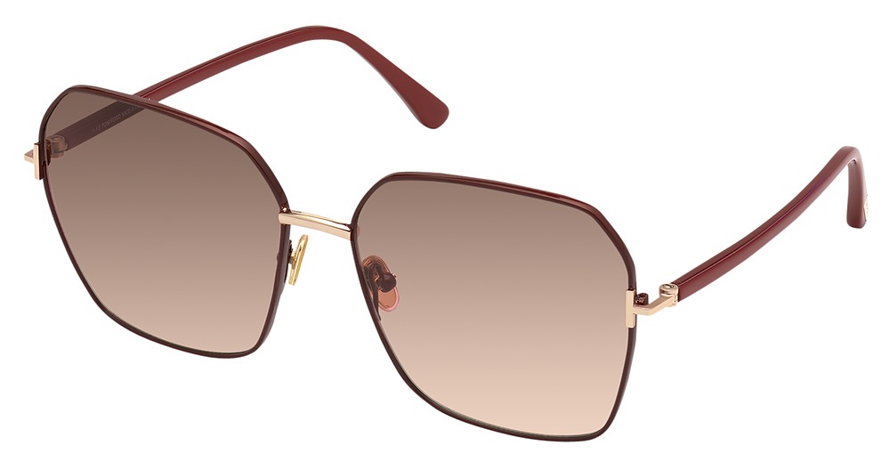 shiny bordeaux / gradient brown