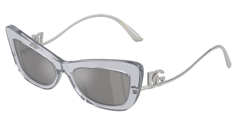 TRANSPARENT GREY / LIGHT GREY MIRROR SILVER