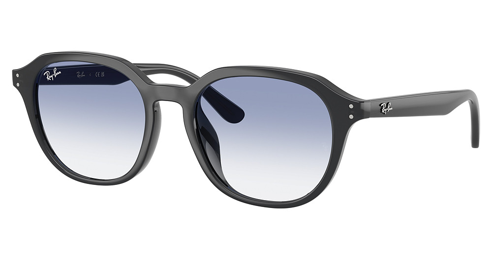 Ray-Ban RB4459D sunglasses in Opal Grey/Clear Gradient Light Blue